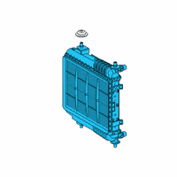 OEM 2022 BMW M340i xDrive REMOTE RADIATOR Diagram - 17-11-8-672-237