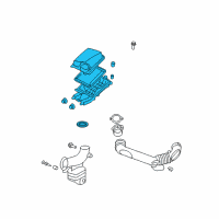 OEM Saturn Aura Housing Asm-Air Cleaner Diagram - 15908465