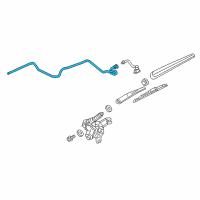 OEM 2021 Chevrolet Equinox Washer Hose Diagram - 84139346