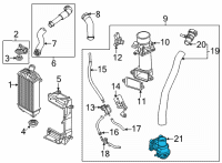 OEM Hyundai Santa Cruz Valve Assembly-RECIRCULATION Diagram - 28234-2S303