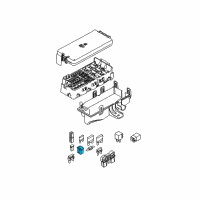 OEM 2010 Ford Flex Maxi Fuse Diagram - XR8Z-14526-B