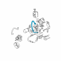 OEM 1997 Pontiac Firebird Hose Asm-P/S Gear Outlet Diagram - 26044547