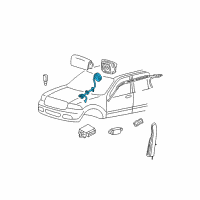 OEM 2005 Mercury Montego Clock Spring Diagram - 5F9Z-14A664-AA