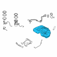 OEM Nissan Fuel Tank Assembly Diagram - 17202-5AA0B