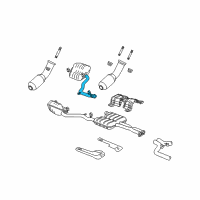 OEM 2012 Dodge Challenger Bracket-Exhaust Diagram - 4578899AA