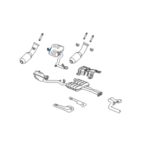 OEM Dodge Challenger ISOLATOR-Exhaust Support Diagram - 4578893AA