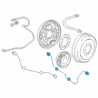 OEM 1999 Toyota 4Runner Brake Tube Diagram - 47326-35060