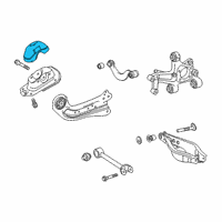 OEM 2019 Toyota Prius Prime Mount Bracket Cover Diagram - 48753-06090