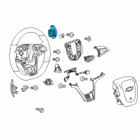 OEM 2018 Buick LaCrosse Paddle Switch Diagram - 23156477