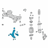 OEM Kia Arm Complete-Front Lower Diagram - 545002P200