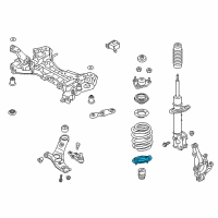 OEM Kia Sorento Pad-Front Spring Lower Diagram - 546332W000