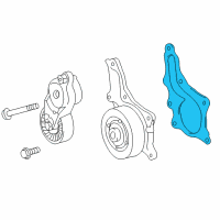 OEM Toyota Water Pump Assembly Gasket Diagram - 16271-36010