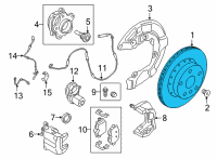 OEM BMW M4 BRAKE DISC, VENTILATED Diagram - 34-20-8-093-739