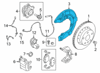 OEM 2021 BMW M4 PROTECTION PLATE Diagram - 34-20-8-093-731