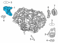 OEM Toyota Mirai Side Mount Bracket Diagram - G2305-62010