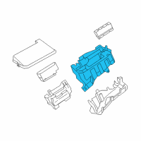 OEM 2012 Lexus CT200h Block, Engine Room Relay Diagram - 82741-76010