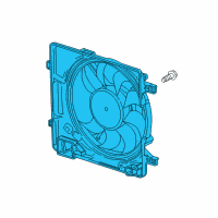 OEM 2020 Chevrolet Spark Fan Assembly Diagram - 42426778