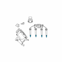 OEM 2006 Dodge Caravan SPARKPLUG Diagram - 68303920AA