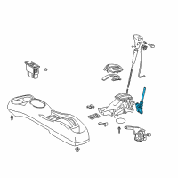 OEM 2001 Toyota Echo Gear Shift Assembly Diagram - 33055-52010