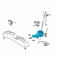 OEM 2002 Toyota Echo Shifter Diagram - 33521-52020