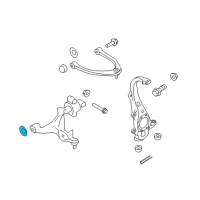 OEM 2017 Infiniti Q70L STOPPER INSULAT Diagram - 55044-EG01A