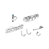 OEM 2002 Cadillac Escalade EXT Module Retainer Diagram - 15734494