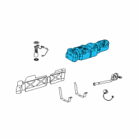 OEM 2009 Chevrolet Express 1500 Fuel Tank Diagram - 23315308