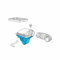 OEM 2007 Dodge Magnum Air Cleaner Diagram - 4861704AB