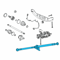 OEM Buick Encore Drive Shaft Assembly Diagram - 42529901