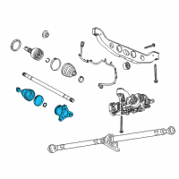 OEM 2018 Buick Encore Inner Joint Diagram - 95908474