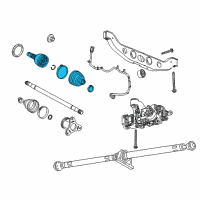 OEM 2013 Buick Encore Outer Joint Diagram - 95908454