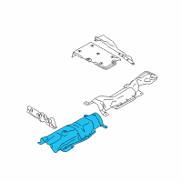 OEM 2022 BMW X2 Heat Insulation, Tunnel Diagram - 51-48-7-315-970