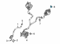 OEM Jeep Grand Cherokee L EXHAUST Diagram - 68466130AC