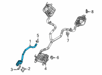 OEM Jeep Grand Cherokee L CONVERTER-CAT CONVERTER Diagram - 68378100AA