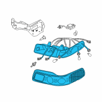 OEM 2004 Cadillac Seville Headlamp Capsule Assembly (R.H.) Diagram - 16530158