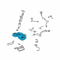 OEM 2009 Lexus SC430 Fuel Tank Assembly Diagram - 77001-24101