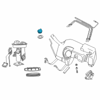 OEM BMW 740i Filler Cap Diagram - 16-11-6-754-492