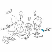 OEM 2018 Lexus GS300 Switch Assy, Power Seat Diagram - 84920-30310