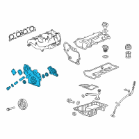 OEM Chevrolet HHR Cover Assembly Diagram - 12637040