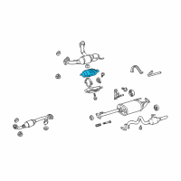 OEM 2021 Toyota 4Runner Upper Shield Diagram - 18435-31030