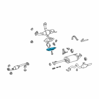 OEM Toyota 4Runner Lower Shield Diagram - 18445-31010