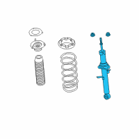 OEM Infiniti M56 ABSORBER Kit - Shock, Front Diagram - E6110-1MA0C