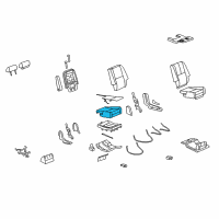 OEM 2007 Chevrolet Suburban 2500 Pad-Rear Seat Cushion Diagram - 22771039