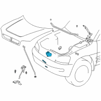 OEM 1999 Toyota RAV4 Lock Diagram - 53510-42020