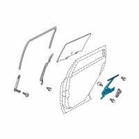 OEM Nissan Juke Reg Door WDW RH Diagram - 82720-1KA1C