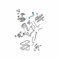 OEM Lincoln Oil Feed Tube Diagram - 2L1Z-6622-AA