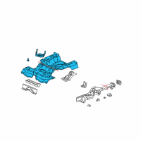 OEM Pontiac Panel Asm-Rear Compartment Diagram - 25823045