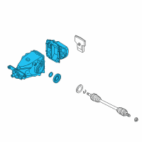 OEM 2019 BMW 430i xDrive Rear Axle Differential Carrier Diagram - 33-10-7-616-972