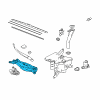 OEM Toyota Corolla iM Linkage Assembly Diagram - 85150-12B50