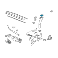 OEM Scion Reservoir Cap Diagram - 85356-02200